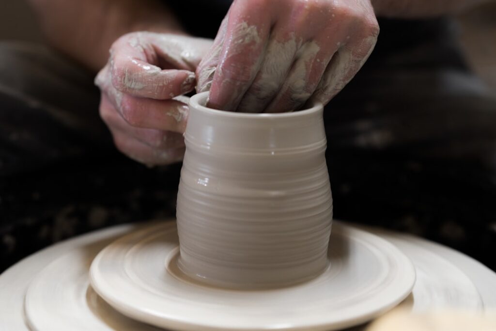 Photo Handmade pottery