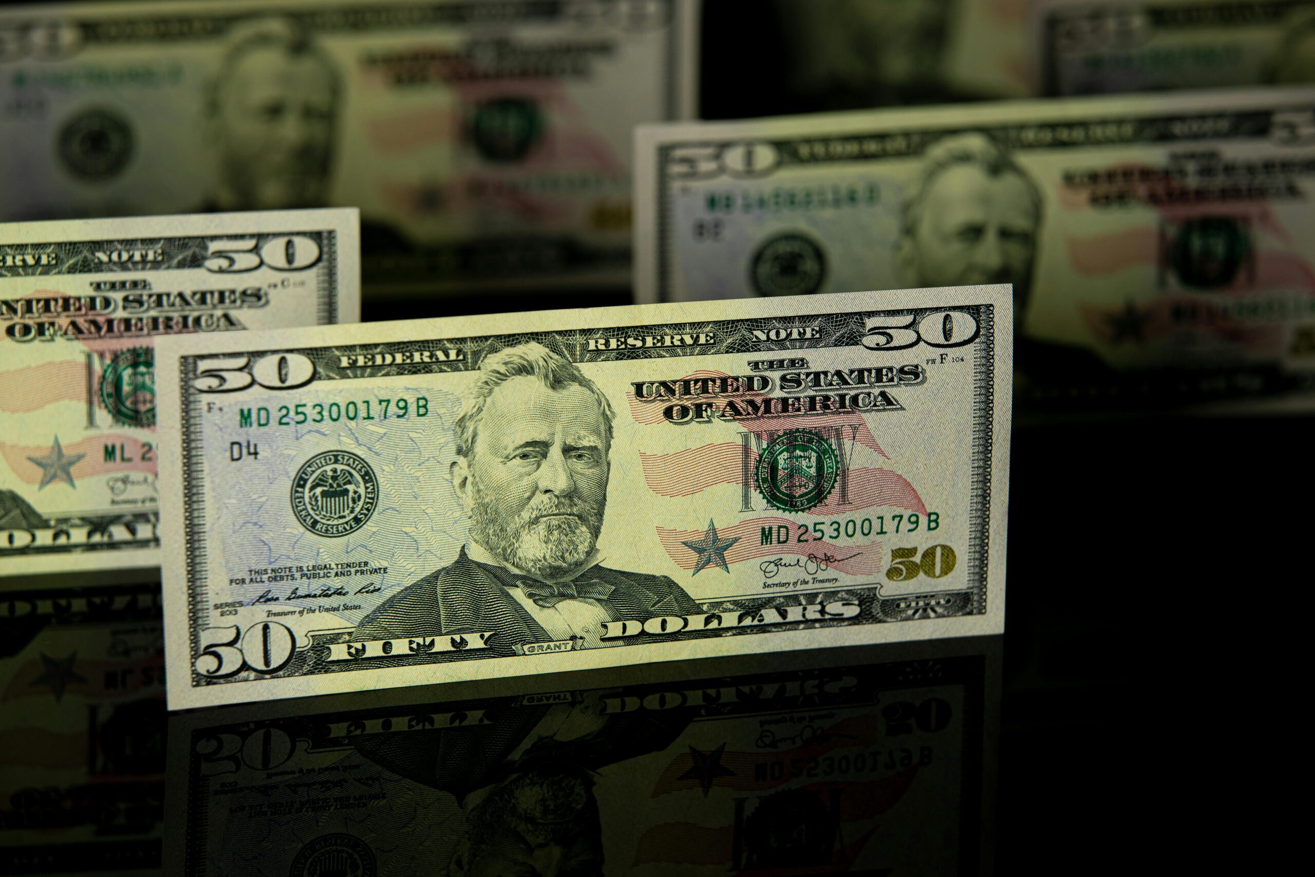 Kostenloses Stock Foto zu 50, amerikanische w&auml;hrung, bankensektor