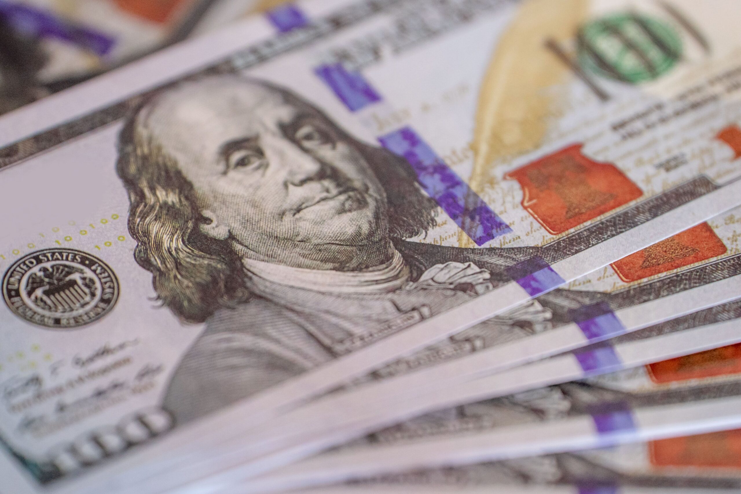 Kostenloses Stock Foto zu amerikanisches geld, banknoten, bankwesen