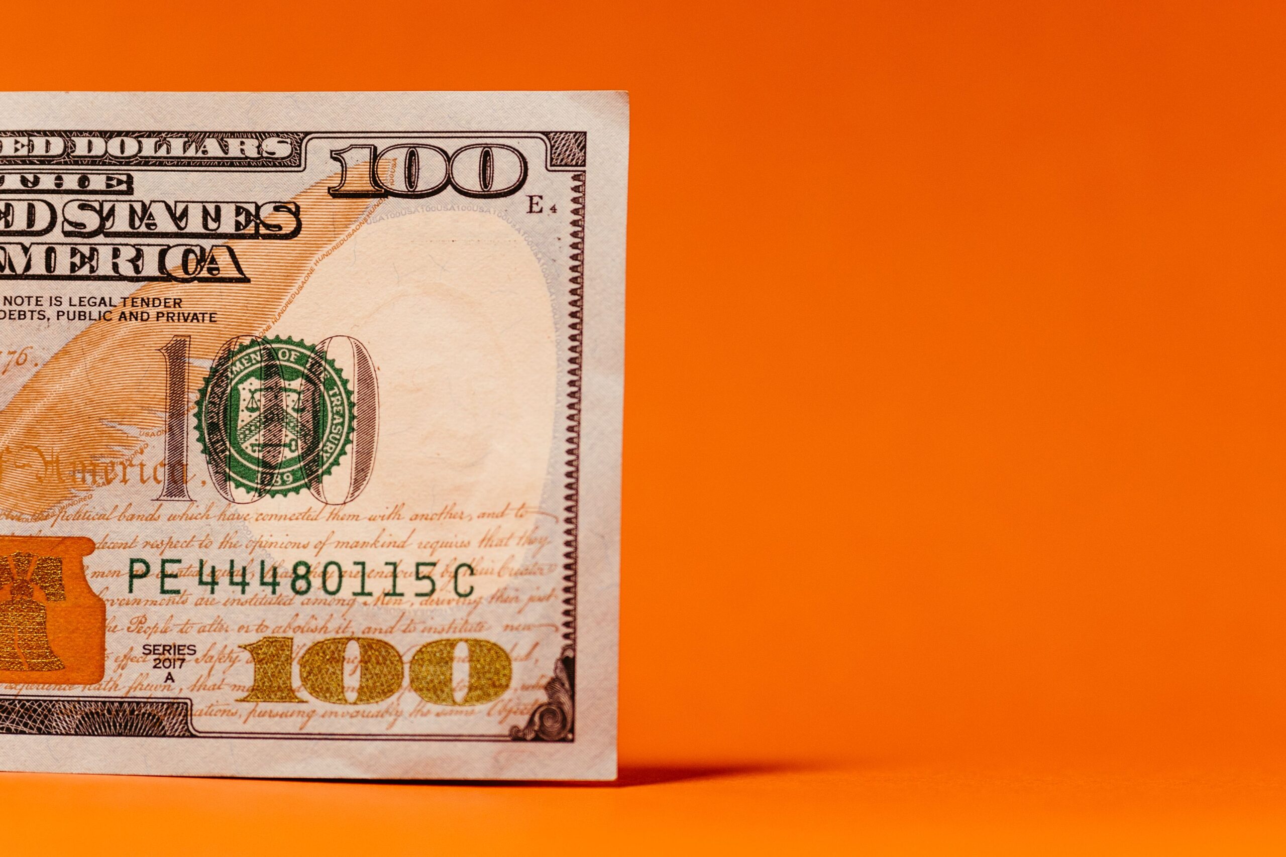 Kostenloses Stock Foto zu 100 dollar, amerikanische wirtschaft, anlagestrategie