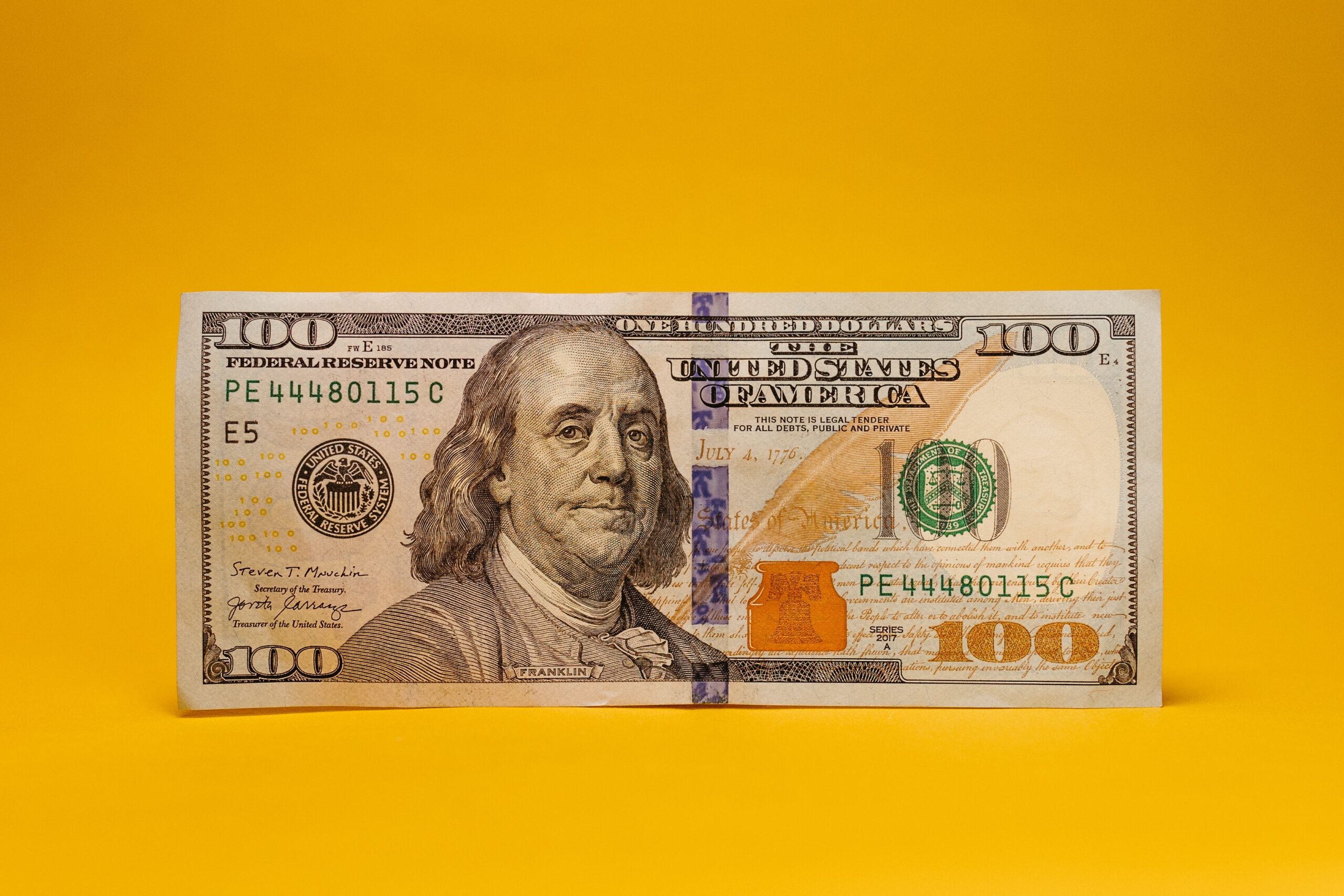 Kostenloses Stock Foto zu 100 dollar, 4k wallpaper, amerikanisches geld